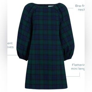 Hill House Home Araminta Dress - Blue Tartan